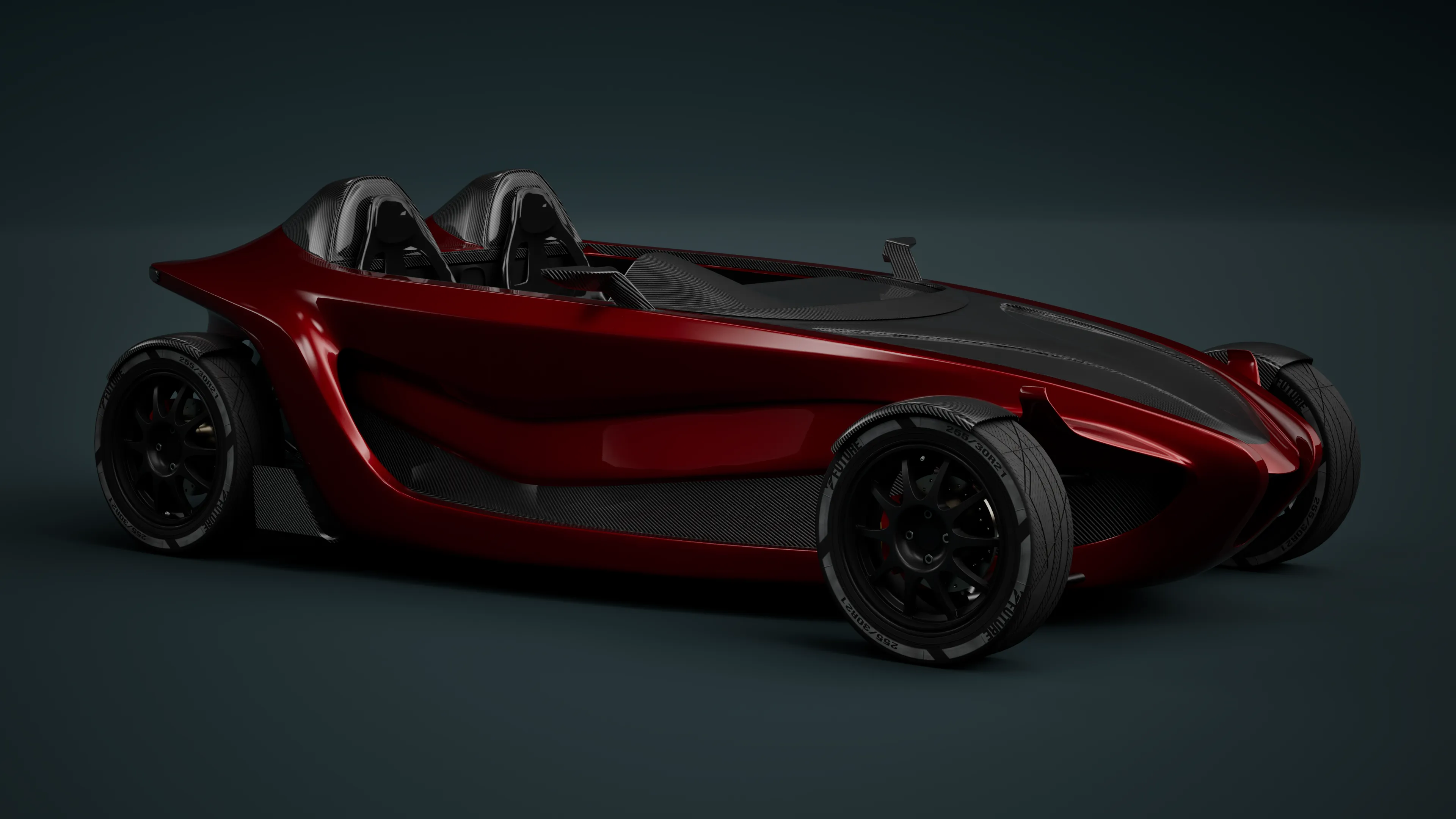 Yanee Speedster — teal, three-quarter front view