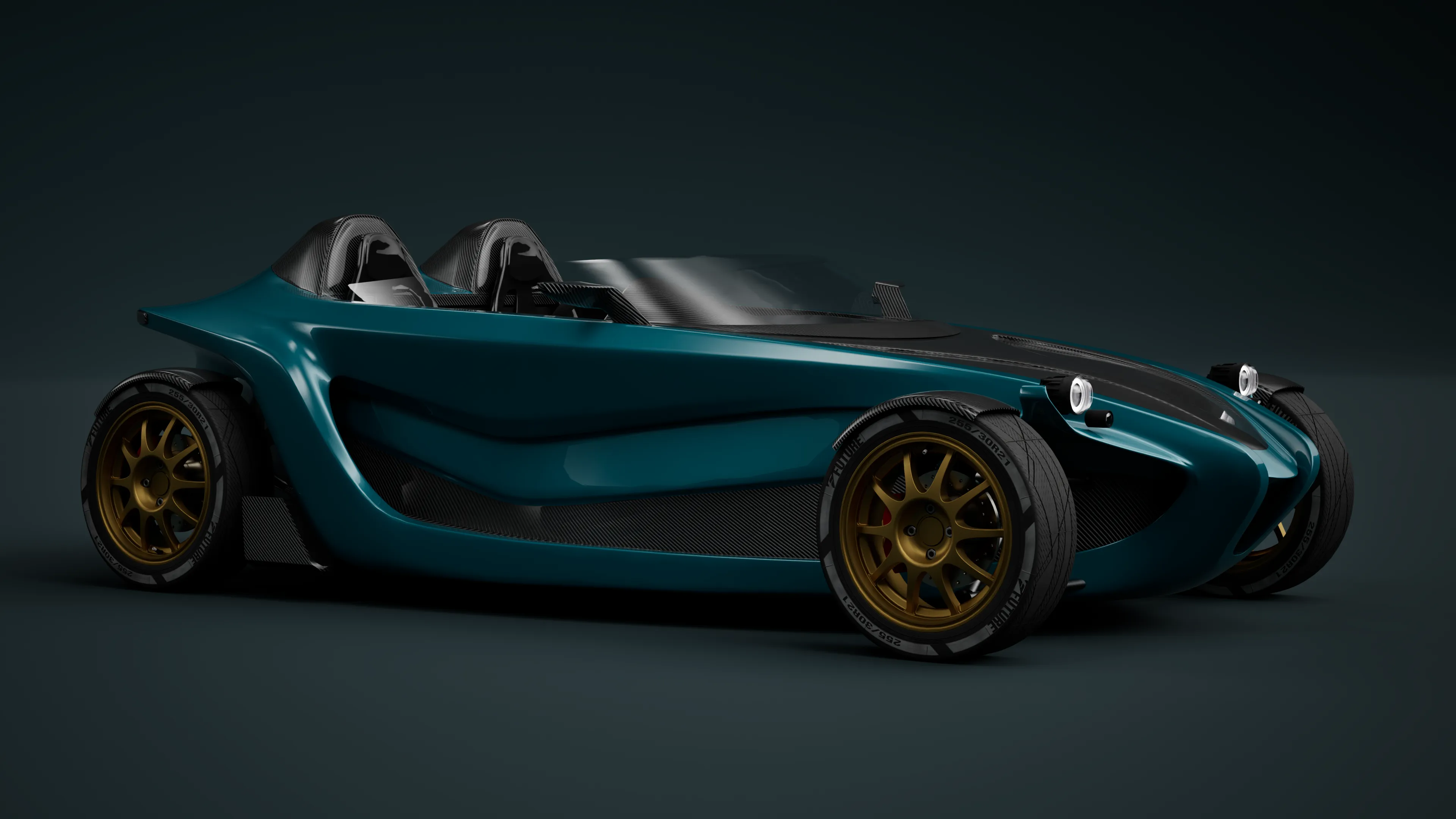 Yanee Speedster S trim — teal